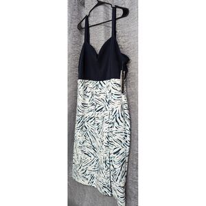 Rachel Roy NWT Navy Strap‎ Dress Women's Plus 22W Lined